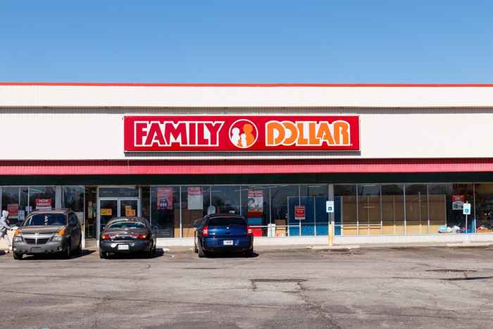 Family Dollar a clôturé 400 magasins pour les rongeurs l'année dernière et il vient d'en fermer un autre