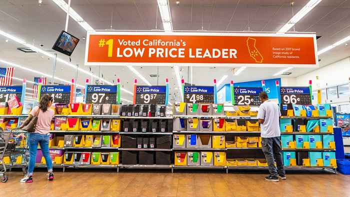 Walmart Shoppers sprenger forhandleren for prisgylling