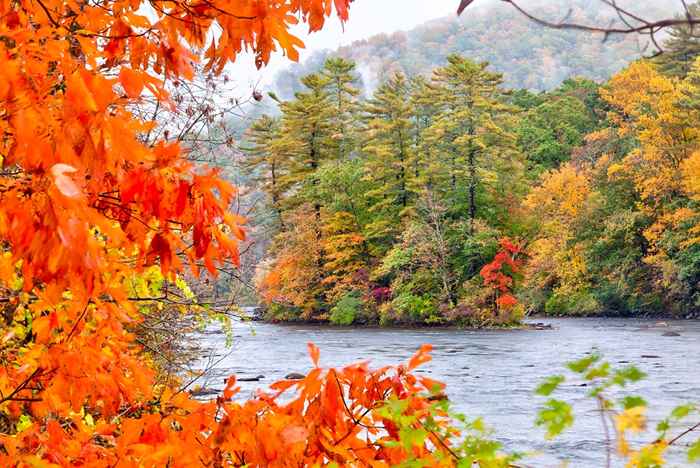 10 geheime Orte in der u.S. Herbstblätter sehen