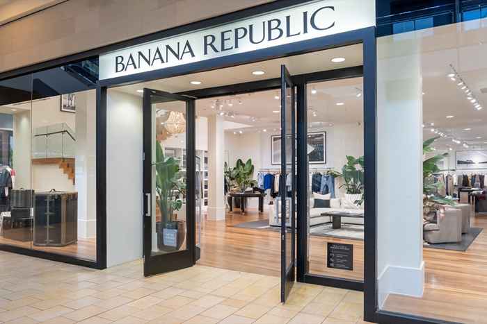 Gap schließt diese Standorte der Banana Republic ab dem nächsten Jahr