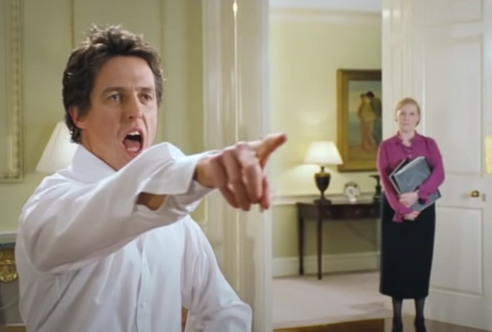 Hugh Grant sier at dette elskede filmøyeblikket er den mest uutholdelige scenen han noensinne har filmet