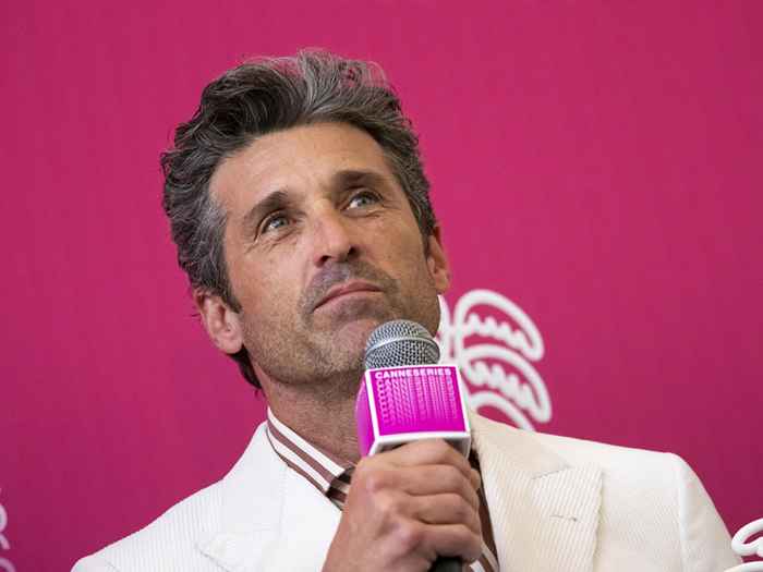 Patrick Dempsey acabou de revelar um novo visual chocante loiro de platina