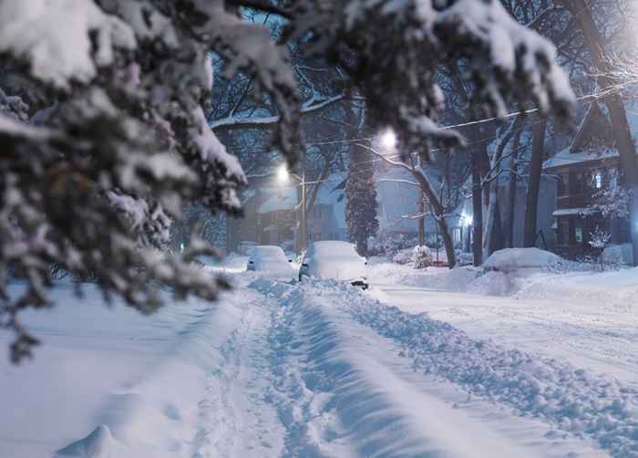 L'homme fait un voyage de ski incroyable à travers Toronto après une tempête de neige, devient viral