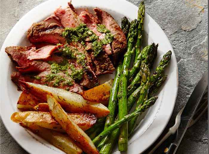 Fritos incríveis de bife de baixa calça