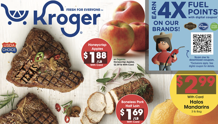 Kroger se está deshaciendo de su querido inserto de anuncios semanal, a partir del próximo mes