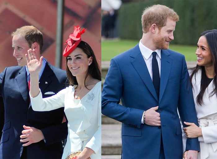 Royal Fab Four ustawiony na oszałamiający wspólny wygląd