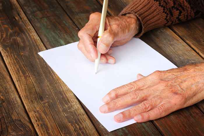 Se la tua calligrafia assomiglia a questa, potresti avere l'Alzheimer ad esordio precoce