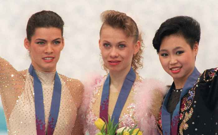 Ver el patinador figurado Oksana Baiul ahora, 28 años después de ganar el oro olímpico