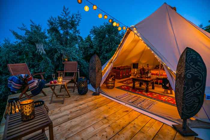 Los 7 mejores destinos de glamping en la U.S.