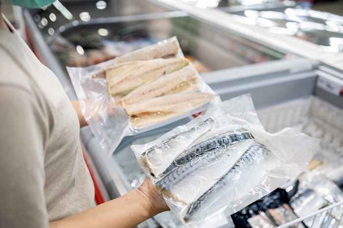 Essen Sie niemals ein Stück Fisch, wenn Sie dies auf der Verpackung sehen, sagt die FDA