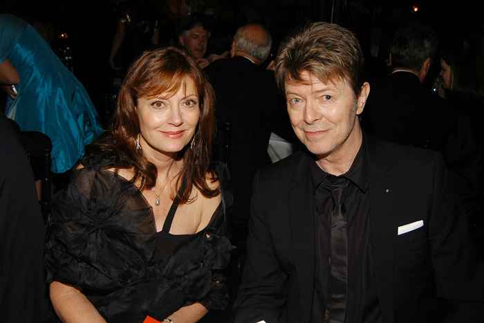 Susan Sarandon acabou de revelar seus momentos finais com o ex David Bowie