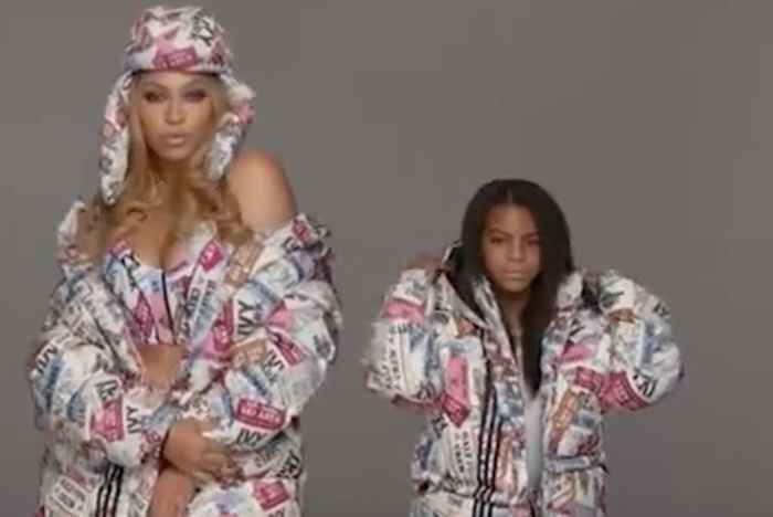 Blue Ivy -modeller med mamma Beyoncé i New Ivy Park -kampanjen