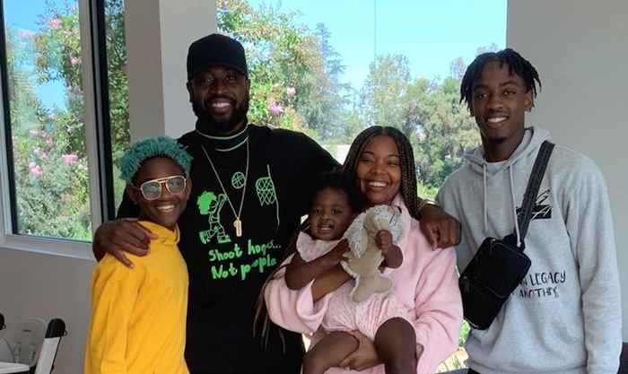 Los niños de Dwyane Wade no están contentos con su revelante foto de cumpleaños