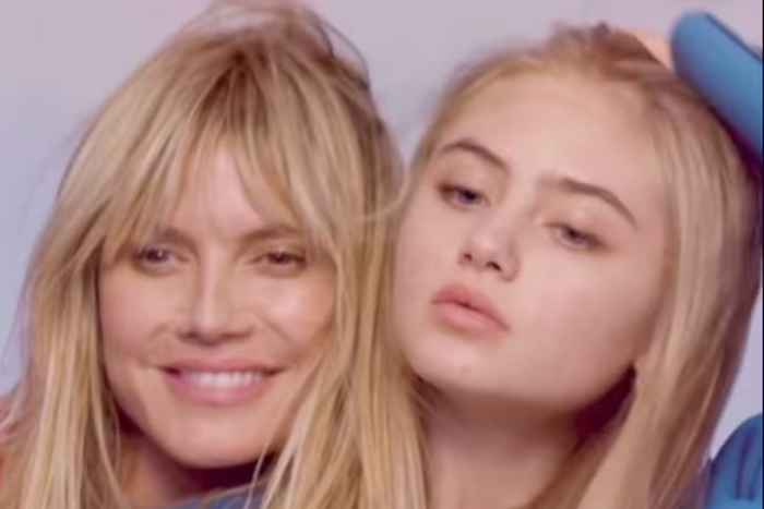 Heidi Klum et sa fille sont des jumeaux dans la vidéo Vogue en coulisses