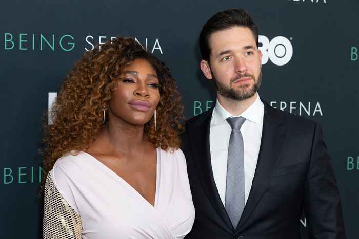 Her er et sjeldent bilde av Serena Williams 'bedårende familie på tre