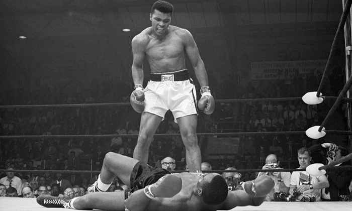 Veja o neto de Muhammad Ali fazer sua estréia no boxe