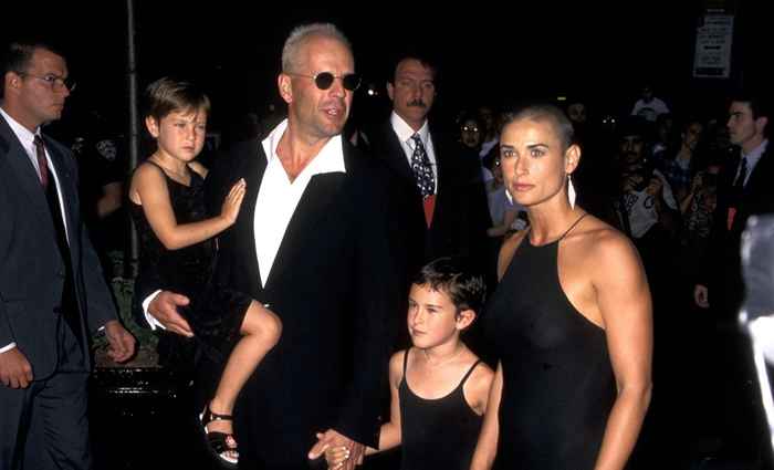 Ver fotos de retroceso de Demi Moore y Bruce Willis compartido por su hija Rumer