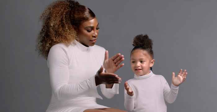 La figlia di Serena Williams Olympia è la sua mini-me nella nuova campagna di modellazione