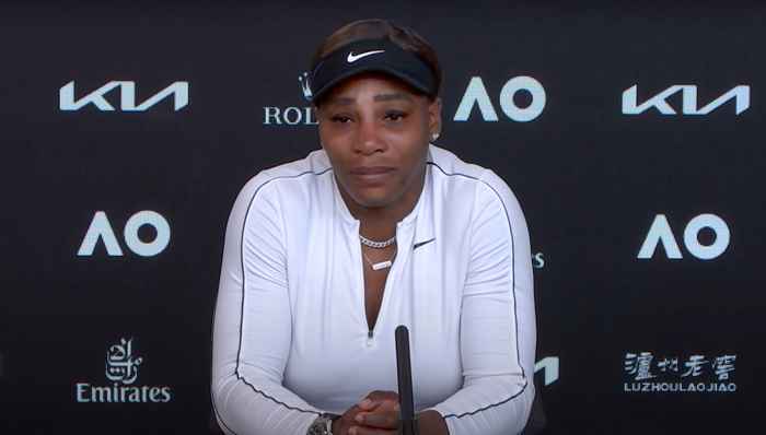 Serena Williams acabou de sair de uma conferência de imprensa após esta pergunta