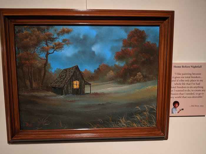 Die Fotos der Bob Ross -Ausstellung in Virginia werden Ihren Tag erhellen