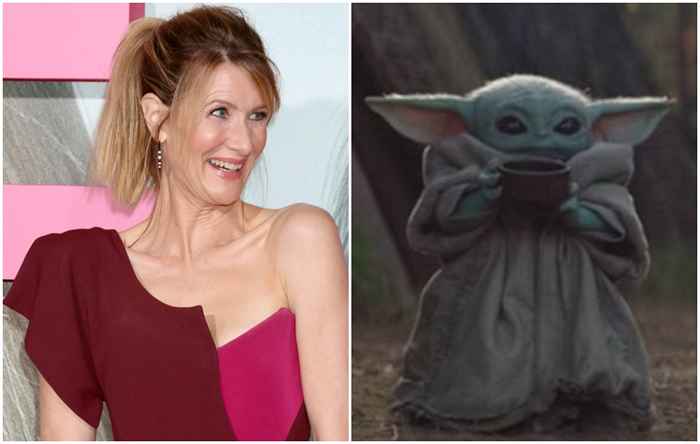 Dette kan være grunnen til at Laura Dern sa at hun så Baby Yoda på en basketballkamp