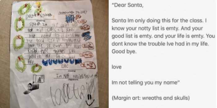 12 simpatiche lettere di Babbo Natale che ti spezzeranno il cuore