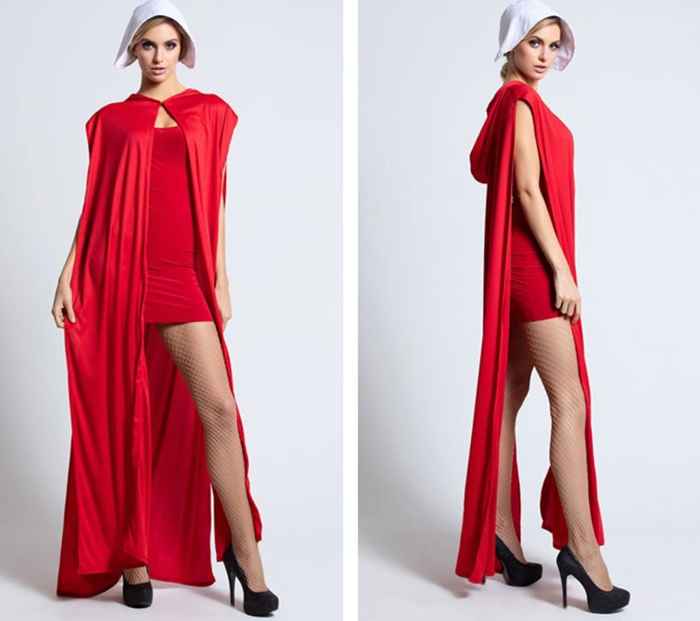 Aqui está o traje de Halloween da Tale Handmaid Sexy Scarking tanta reação